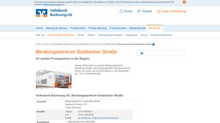 
                            10. Beratungszentrum Sulzbacher Straße - Volksbank Backnang eG