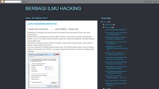 
                            11. BERBAGI ILMU HACKING: LUPA PASSWORD MIKROTIK