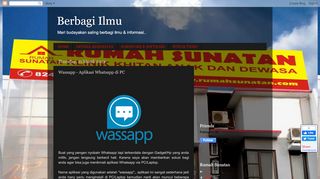
                            13. Berbagi Ilmu: Wassapp - Aplikasi Whatsapp di PC