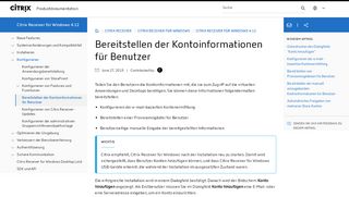 
                            11. Bereitstellen der Kontoinformationen für Benutzer