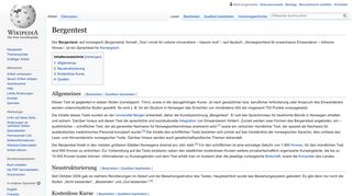 
                            6. Bergentest – Wikipedia