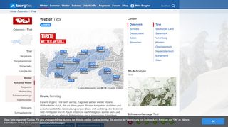
                            5. BERGFEX: Wetterprognose Tirol - Wettervorhersage Tirol - Wetterbericht