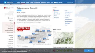 
                            7. BERGFEX: Wettervorhersage Österreich - Wetterprognose Österreich ...