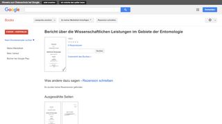 
                            4. Bericht über die Wissenschaftlichen Leistungen im Gebiete der ...