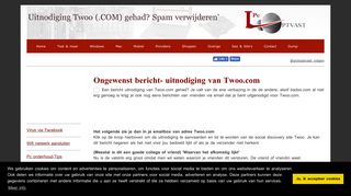 
                            7. Bericht van Twoo (.COM) gehad? Spam dating site. Via vrienden ...