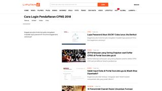 
                            4. Berita Cara Login Pendaftaran CPNS 2018 Hari Ini - Kabar Terbaru ...