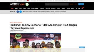 
                            12. Berkarya: Tommy Soeharto Tidak Ada Sangkut Paut dengan Yayasan ...