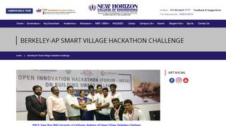 
                            13. Berkeley-AP Smart Village Hackathon Challenge - New Horizon ...