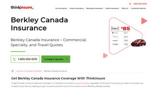 
                            2. Berkley Canada Insurance, Quotes For Commercial & Travel Insurance