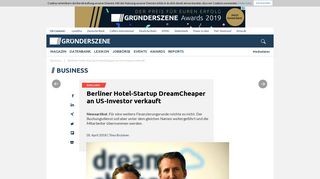 
                            5. Berliner Hotel-Startup DreamCheaper an US-Investor verkauft ...