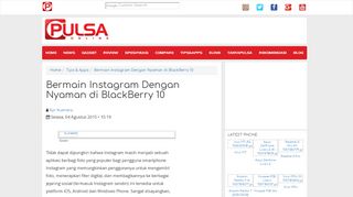 
                            6. Bermain Instagram Dengan Nyaman di BlackBerry 10 - TabloidPULSA