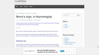 
                            5. Berry's sign, in thyromegaly | CLINIPEDIA