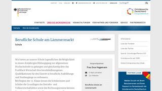 
                            2. Berufliche Schule am Lämmermarkt - Partner: Gründerwoche ...