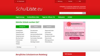 
                            8. Berufliches Schulzentrum Radeberg - Verzeichnis der Schulen