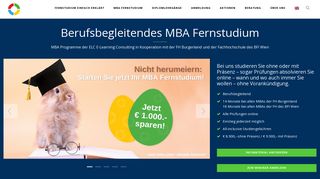 
                            7. Berufsbegleitende MBA Fernstudiengänge / mit oder ohne Präsenz ...