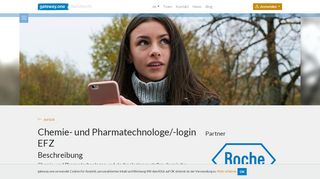 
                            3. Berufsbild Chemie- und Pharmatechnologe/-login EFZ - gateway.one