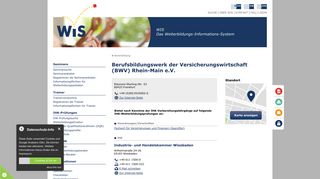 
                            7. Berufsbildungswerk der Versicherungswirtschaft (BWV) Rhein-Main e.V.