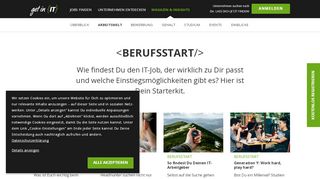 
                            6. Berufsstart | get in IT