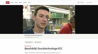 
                            10. Berufswelt - Berufsbild: Drucktechnologe EFZ - SRF mySchool - SRF