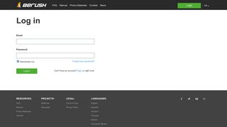 
                            8. BeRush.com - Log in