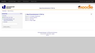 
                            10. Beschreibung von Maschinenelemente II (Teil A) - Moodle - Uni Siegen