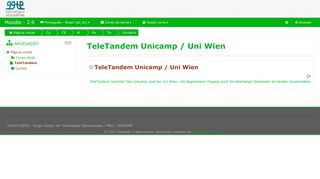 
                            6. Beschreibung von TeleTandem Unicamp / Uni Wien - GGTE - Unicamp