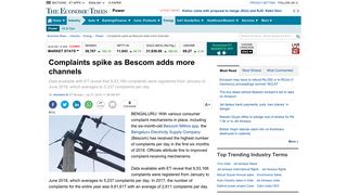 
                            6. Bescom Mithra app: Complaints spike as Bescom adds more channels