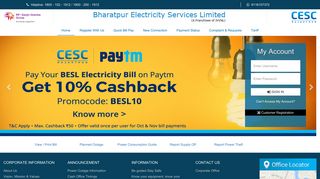 
                            1. BESL - Bharatpur Electricity Services Limited - cesc rajasthan
