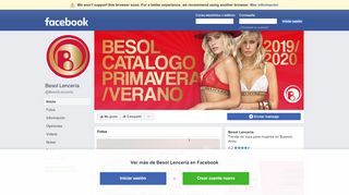 
                            2. Besol Lencería - Inicio | Facebook