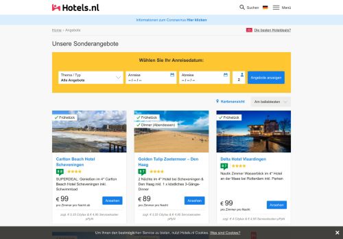 
                            4. Besondere Hotelangebote - Hotels.nl