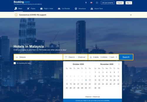 
                            2. Best 12 Malaysia Hotels in 2019/2020 – Booking.com