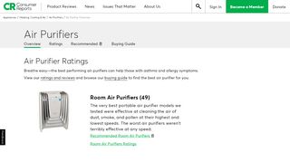 
                            13. Best Air Purifier Reviews – Consumer Reports