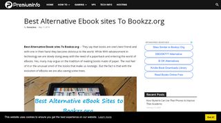 
                            11. Best Alternative Ebook sites To Bookzz.org - PremiumInfo
