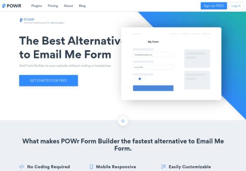 
                            5. Best Alternative to Email Me Form - POWr.io