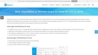 
                            10. Best Alternative to Wondershare Dr.Fone for iOS (12) in 2018