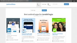 
                            3. Best android apps for invalid login - AndroidMeta