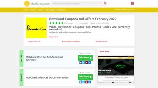 
                            4. Best Bewakoof Coupons Available: 50% OFF Exclusive Promo Codes