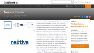 
                            3. Best Business Phone System For Multiple Locations | Nextiva Review ...