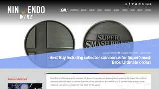
                            6. Best Buy including collector coin bonus for Super Smash Bros ...