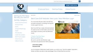 
                            6. Best Care EAP Website: New Look, New Member Login | Methodist ...