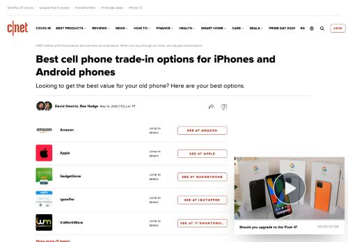 
                            13. Best cell phone trade-in options for iPhones and Android phones ...