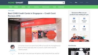
                            7. Best CIMB Credit Cards in Singapore - Credit Card Reviews 2019 ...