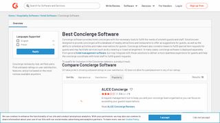 
                            6. Best Concierge Software in 2019 | G2 Crowd
