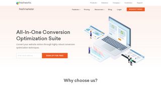 
                            4. Best CRO tools for Conversion Optimization | Freshmarketer