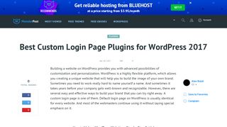 
                            8. Best Custom Login Page Plugins for WordPress 2017