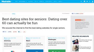
                            4. Best dating sites for seniors in 2019: Dating over 60 can be fun