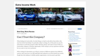 
                            9. Best Easy Work Review | Extra Income Work