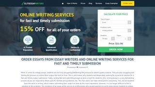 
                            3. Best Essay Writers Here | Order Your Own Writing Help Now