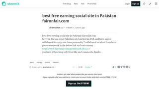 
                            8. best free earning social site in Pakistan faironfair.com — ...