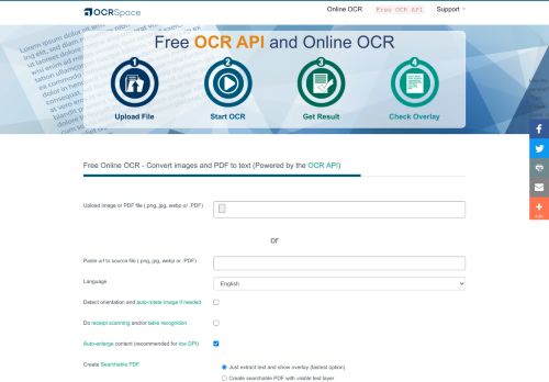 
                            11. Best Free OCR API, Online OCR, Searchable PDF - Fresh 2019 ...
